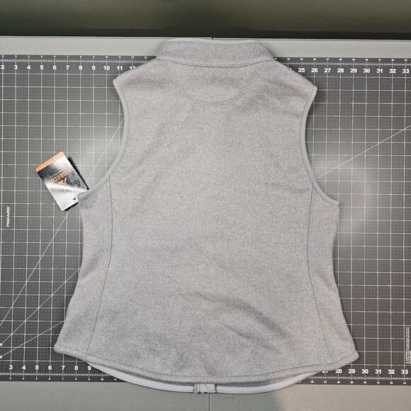 Ridgecut Fleece Vest Womens Medium New Quicksilver Heather Workwear Outdoors - Picture 7 of 10
